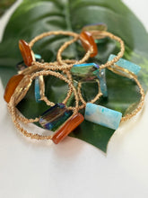 Load image into Gallery viewer, Chunky Stackable Statement Gold Bracelets