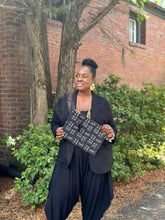 Load image into Gallery viewer, Ebony Batik Handcrafted Clutch