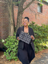 Load image into Gallery viewer, Ebony Batik Handcrafted Clutch