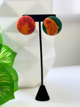 Load image into Gallery viewer, Ankara Button Earring