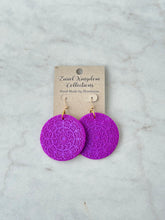 Load image into Gallery viewer, Mandala Fish Hook Statement Earring