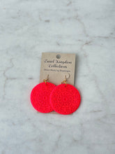 Load image into Gallery viewer, Mandala Fish Hook Statement Earring