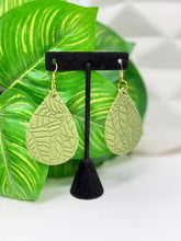 Load image into Gallery viewer, Leaf Polymer Clay Hypo-Allergenic Fish Hook Earrings