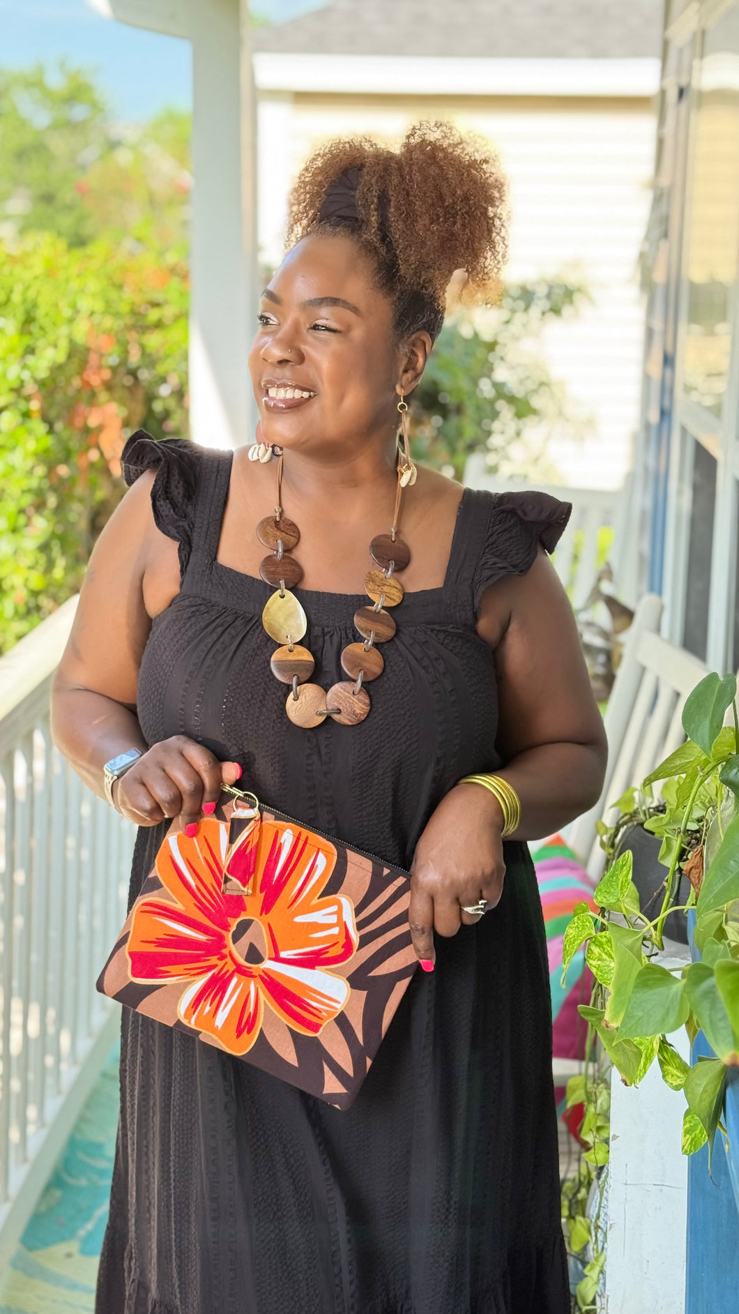 Queens Carry Ankara Clutch