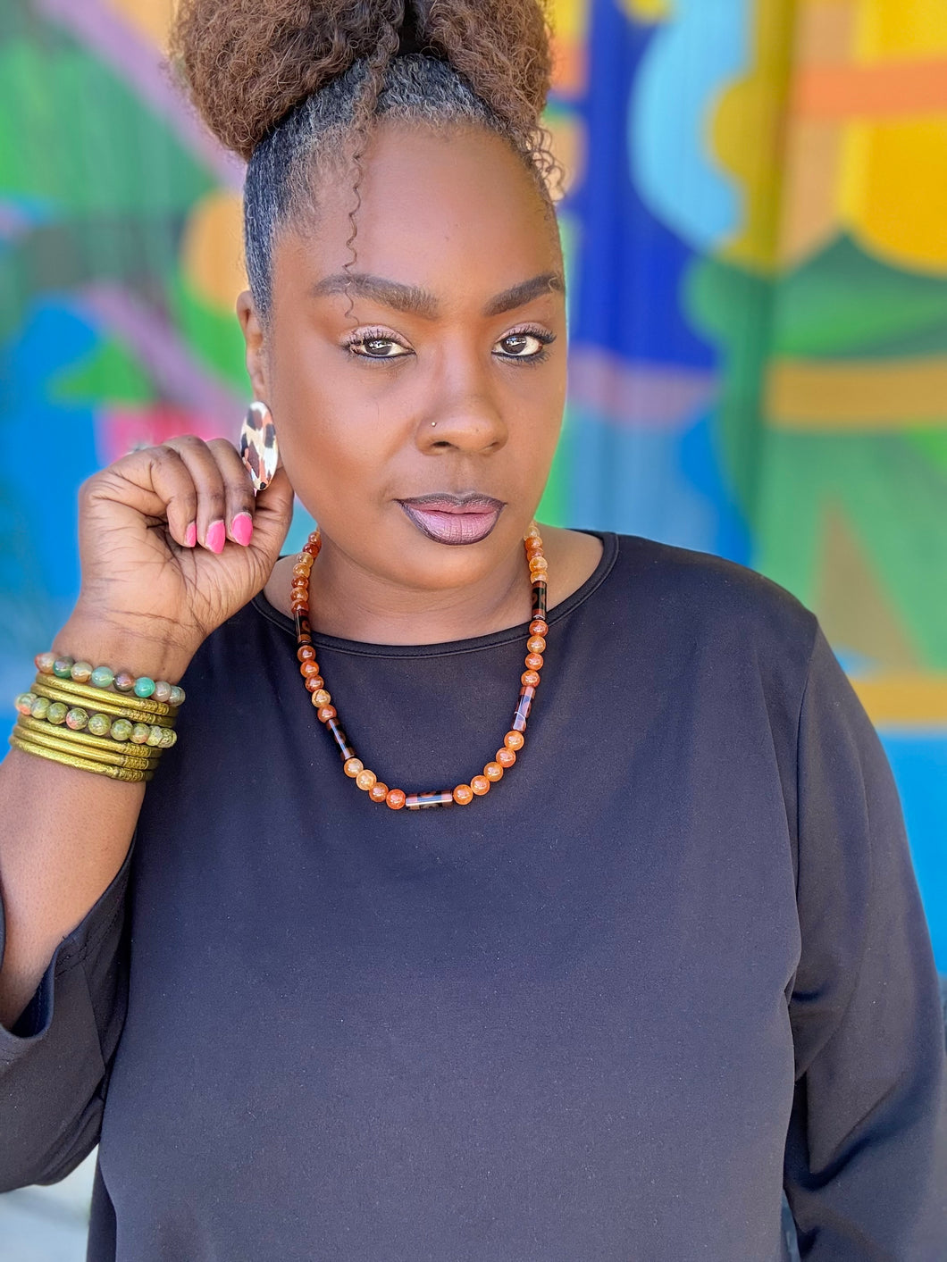 Nubia Glass beaded Necklace