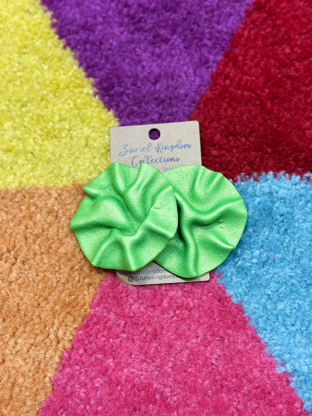 Scrunchie Statement Earring