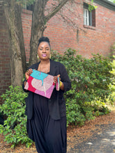 Load image into Gallery viewer, Sankofa Ankara Handcrafted Clutch
