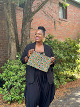 Load image into Gallery viewer, Sheba Ankara Handcrafted Clutch
