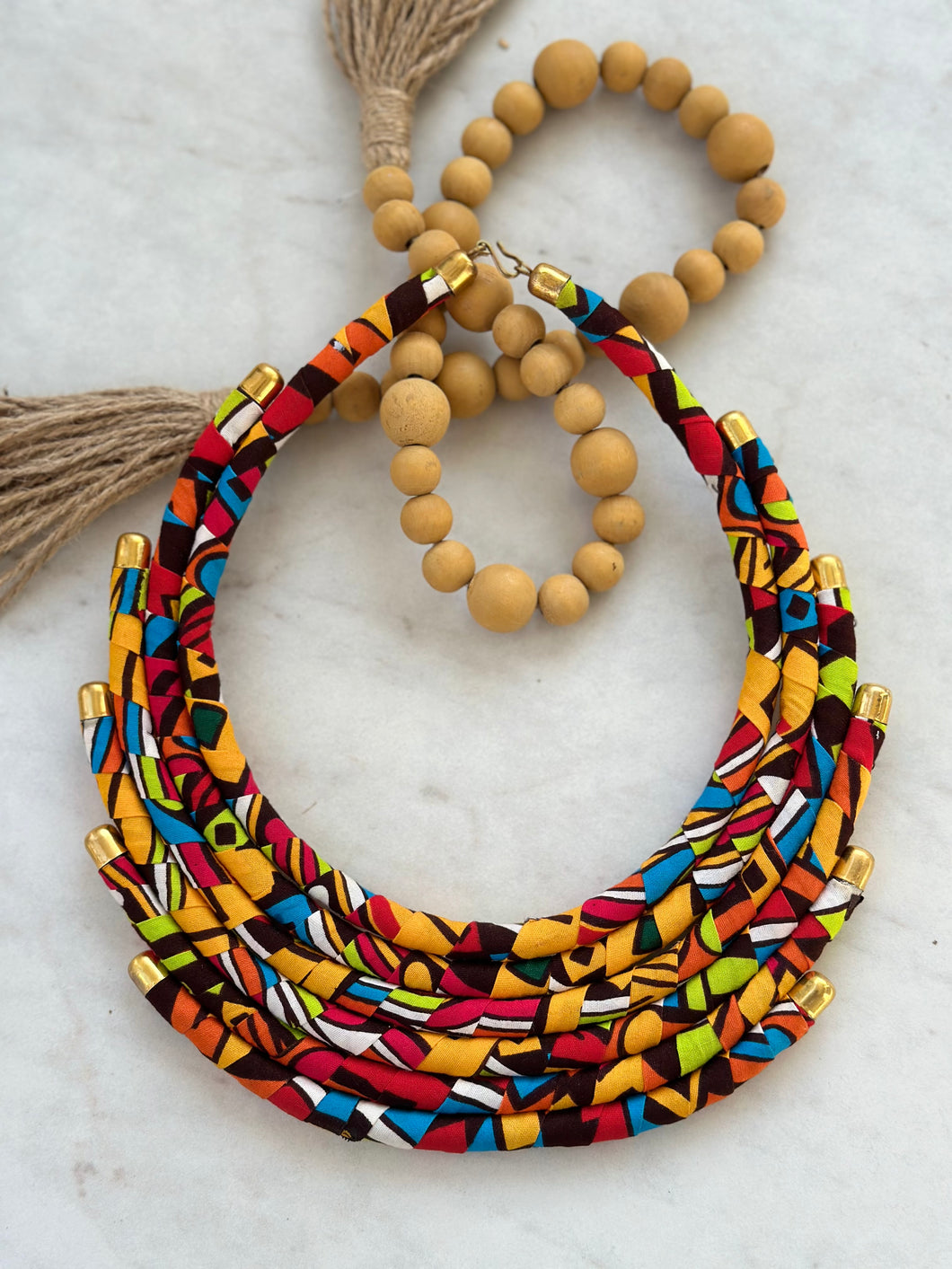 Ankara Statement Necklace