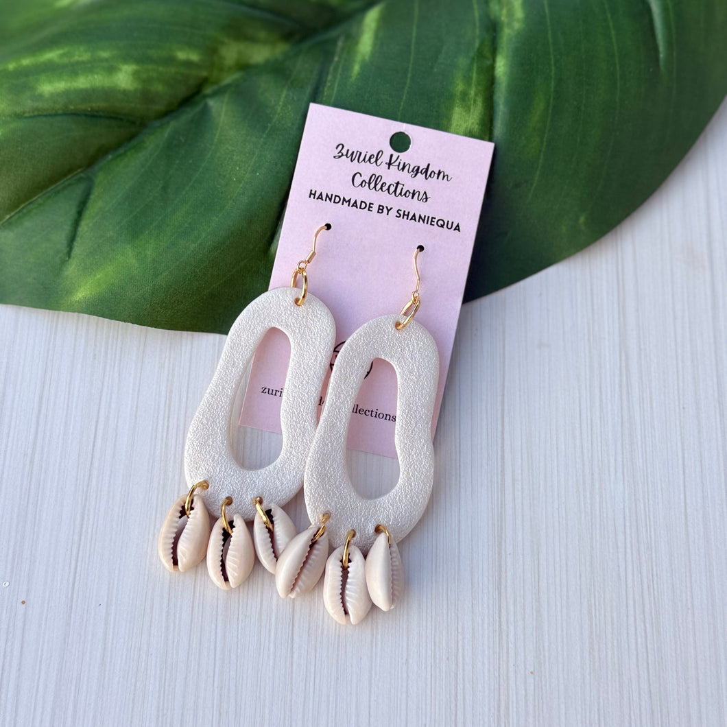 Irie Cowry Shell Dangles