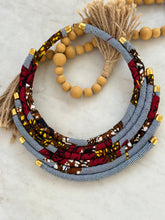 Load image into Gallery viewer, Ankara Statement Necklace
