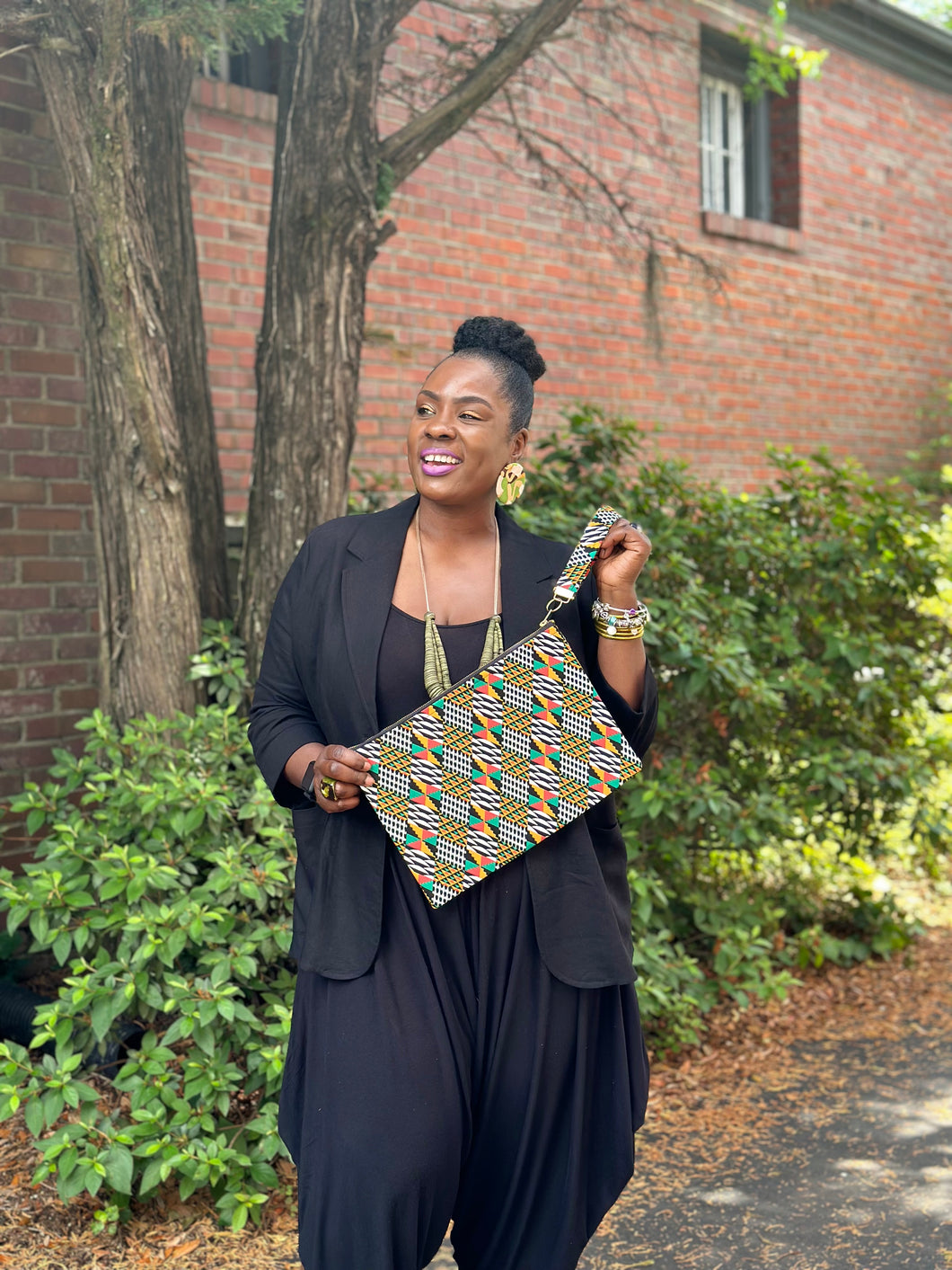 Sheba Ankara Handcrafted Clutch