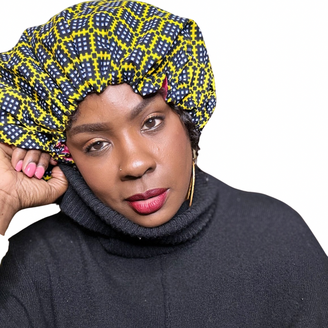 Zara Ankara Satan Lined Bonnet