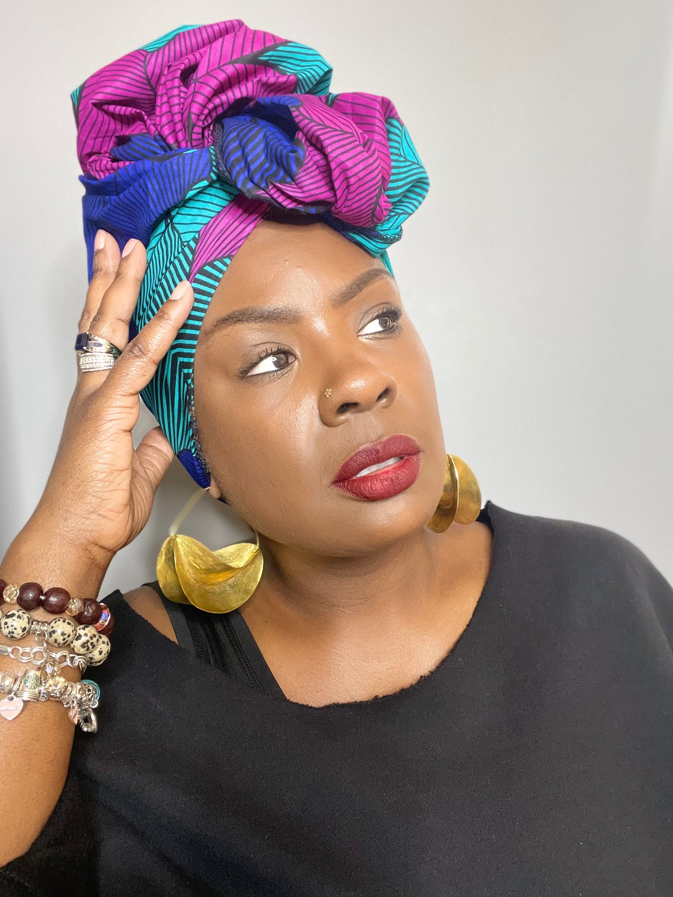 I AM FIERCE Headwrap – Zuriel Kingdom Collections Boutique